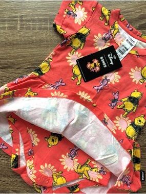 Bonds x Disney Winnie the Pooh Coral Snap dress